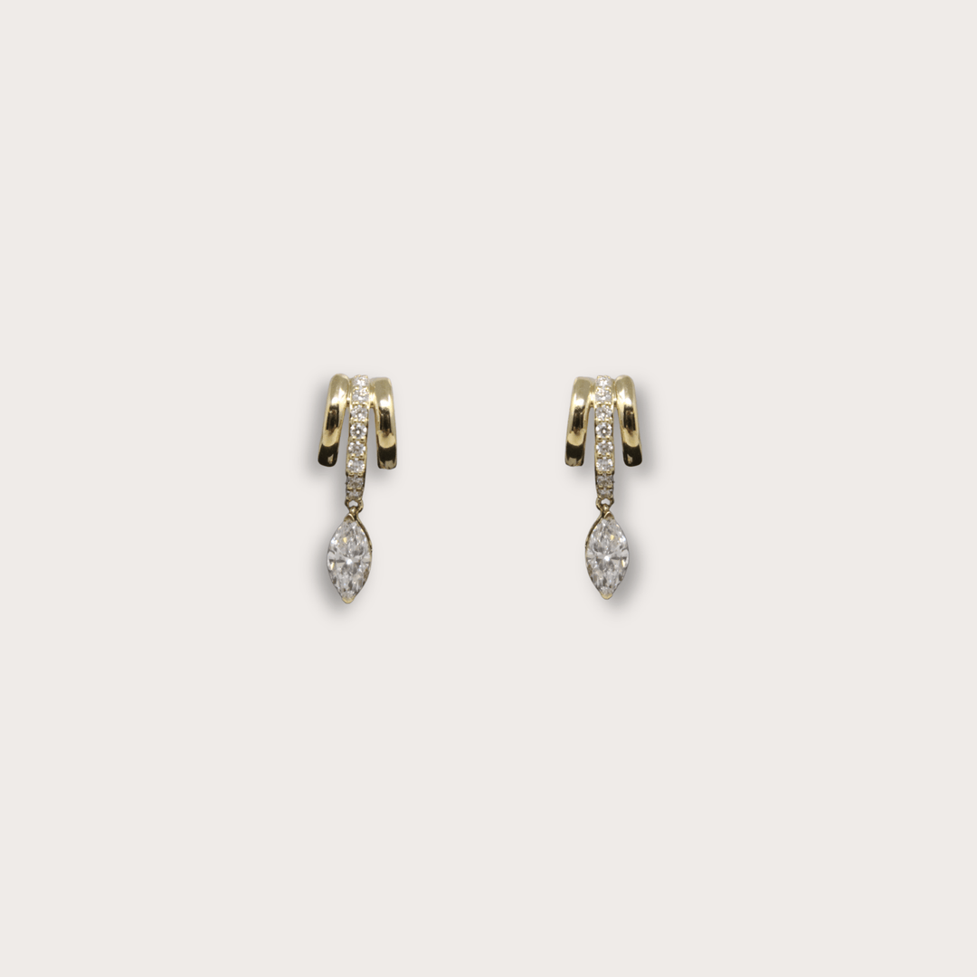 Lab Diamond climber gold - LAURA CANTU JEWELRY