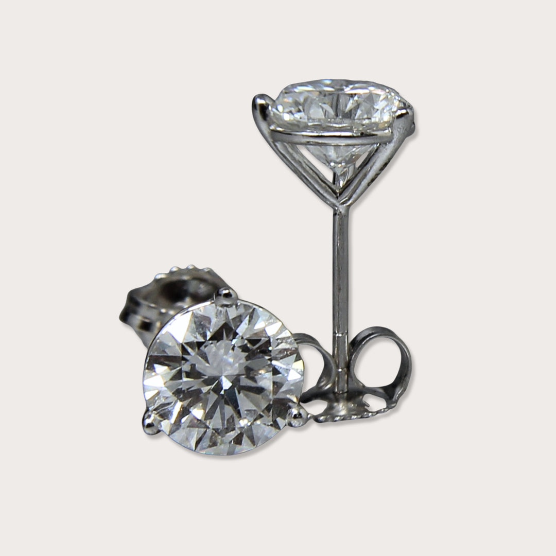 Lab Diamond Martini Studs 3.06ct - LAURA CANTU JEWELRY