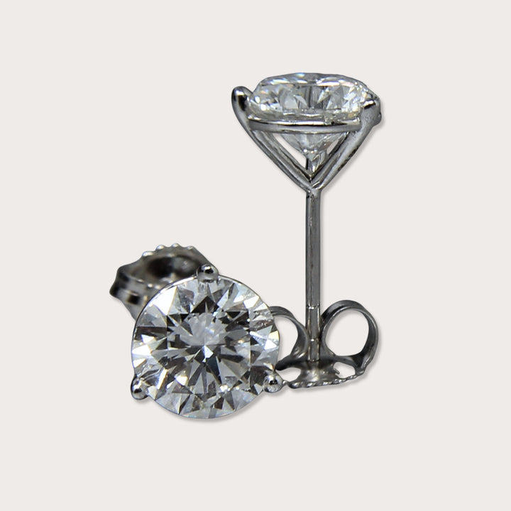 Lab Diamond Martini Studs 3.06ct - LAURA CANTU JEWELRY