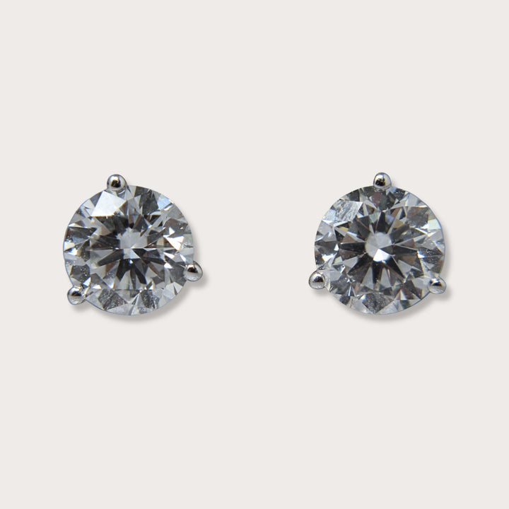Lab Diamonds Martini Studs 2.12ct - LAURA CANTU JEWELRY