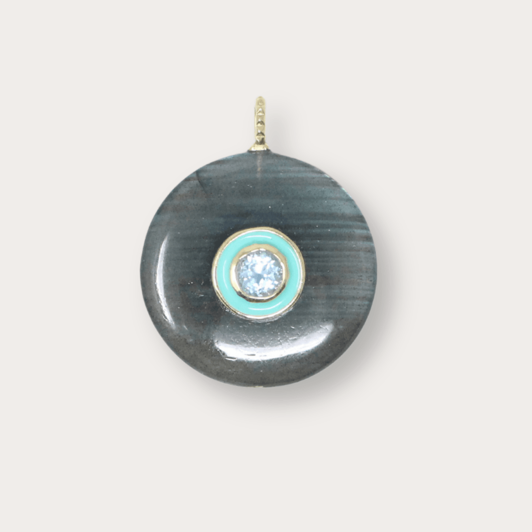 Labradorite Circular - LAURA CANTU JEWELRY