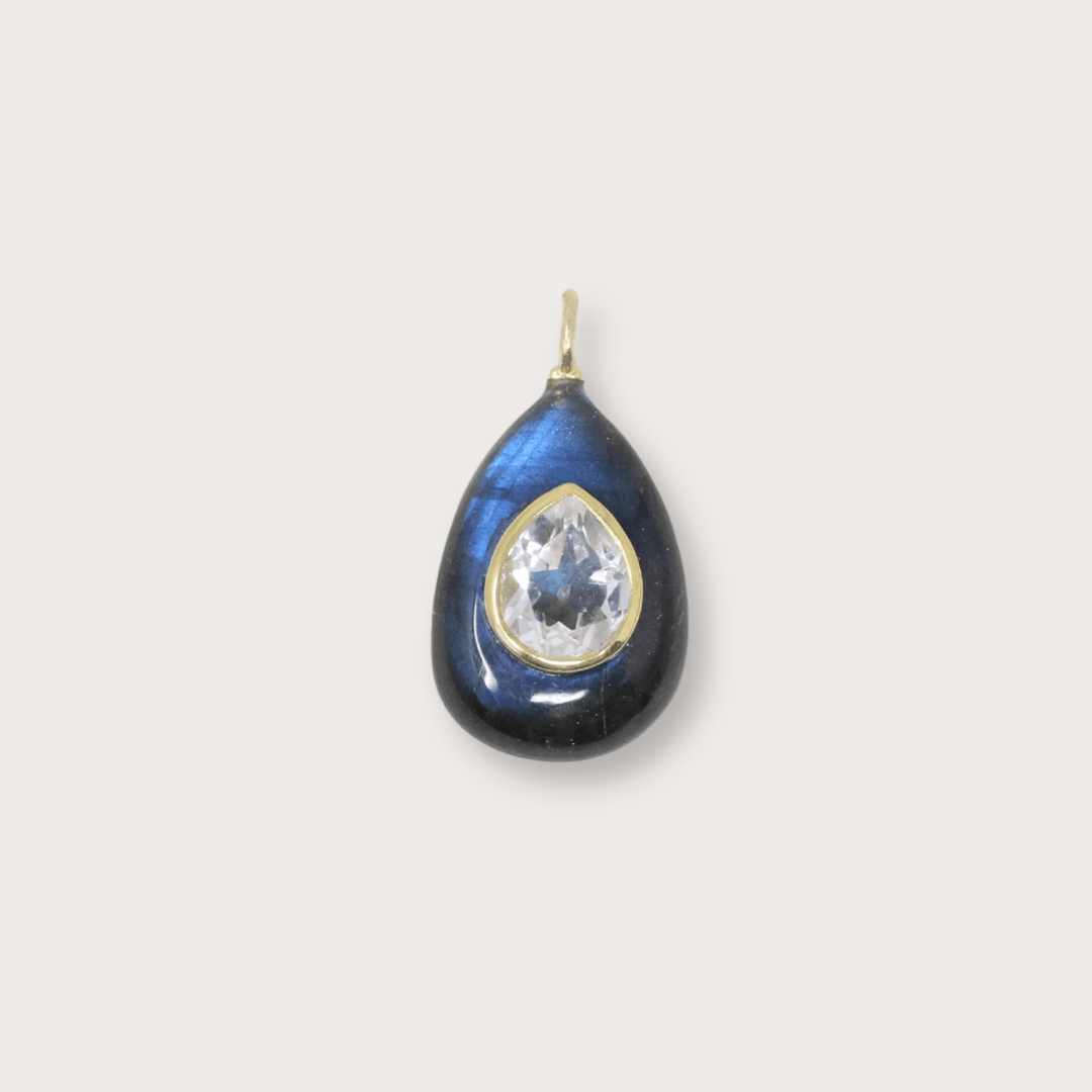 Labradorite Drop - LAURA CANTU JEWELRY