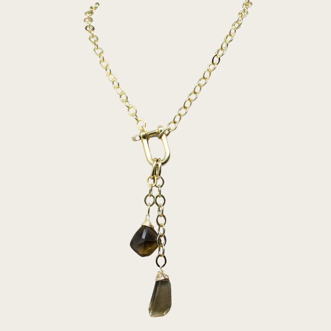 Lumna Lock Neckace VIII - LAURA CANTU JEWELRY