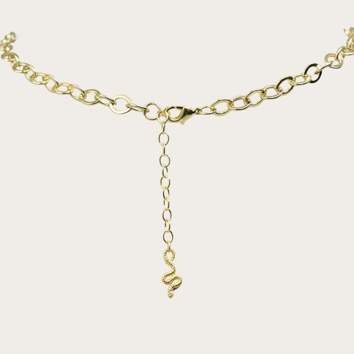 Lumna Lock Necklace II - LAURA CANTU JEWELRY