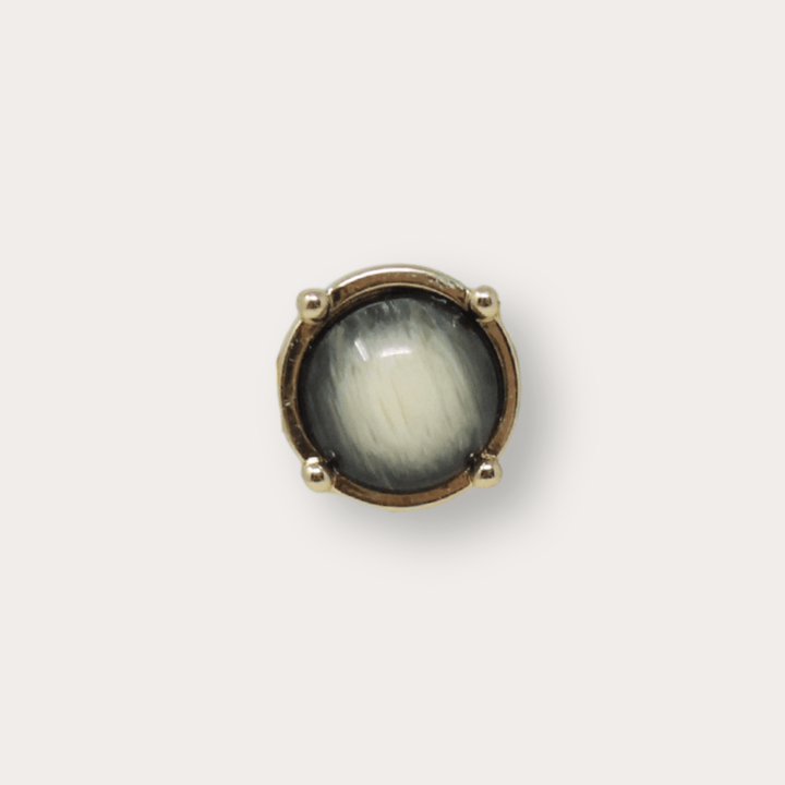 Luna Stud Gold - LAURA CANTU JEWELRY