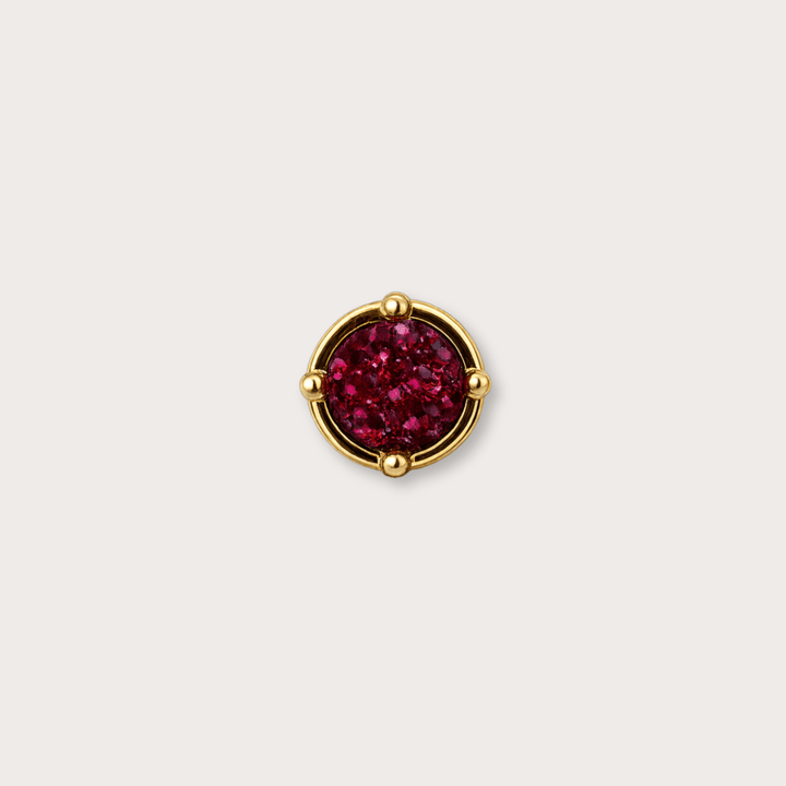 Luna Stud Gold Small - LAURA CANTU JEWELRY