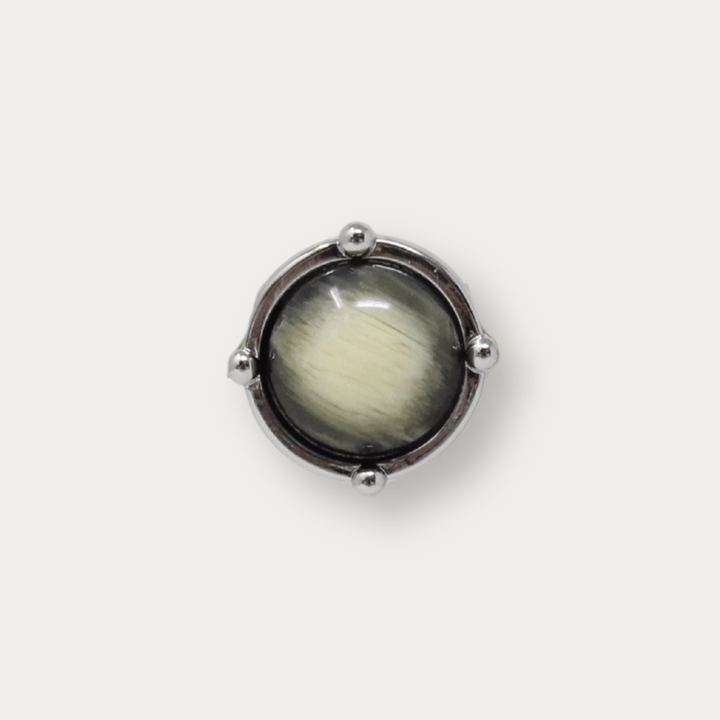 Luna Stud Silver - LAURA CANTU JEWELRY