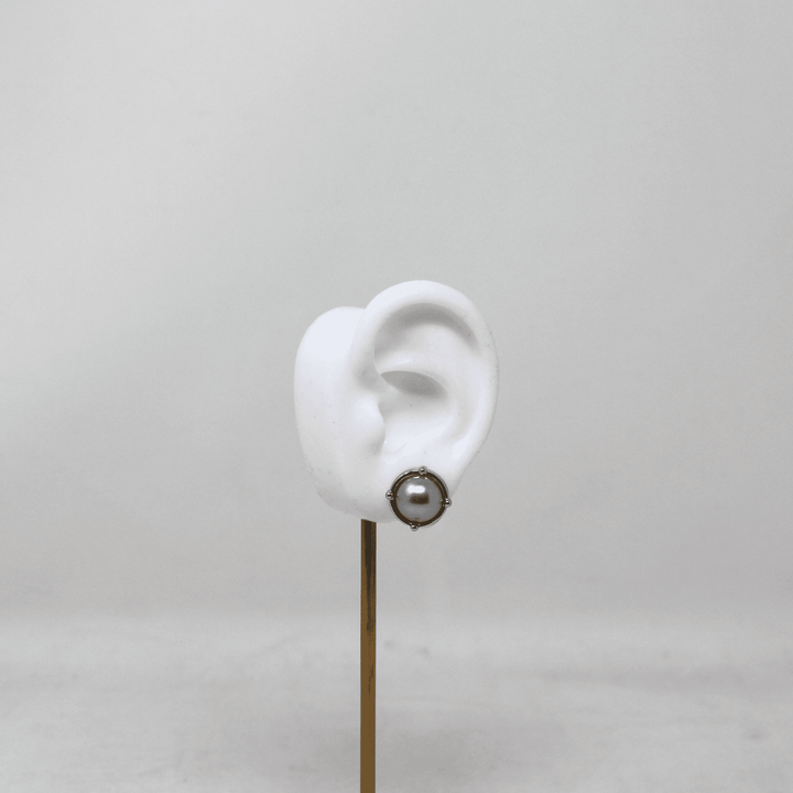 Luna Stud Silver - LAURA CANTU JEWELRY