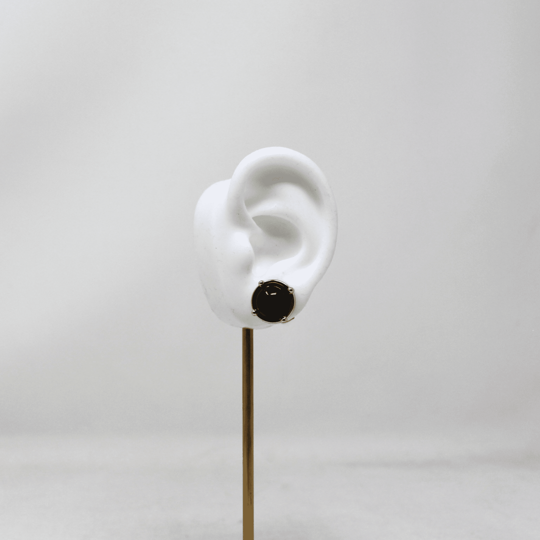 Luna Stud Silver - LAURA CANTU JEWELRY