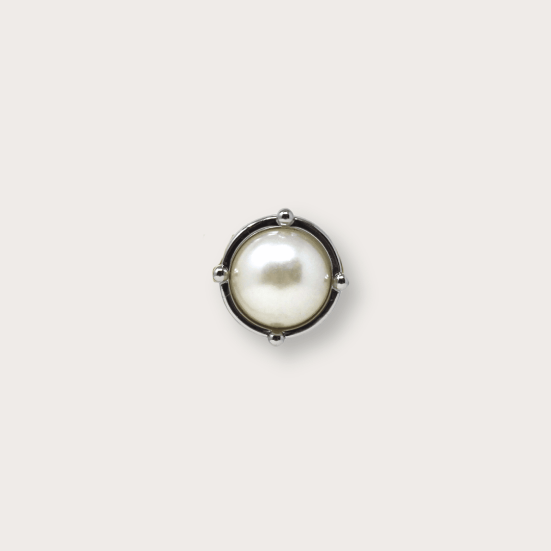 Luna Stud Silver - LAURA CANTU JEWELRY