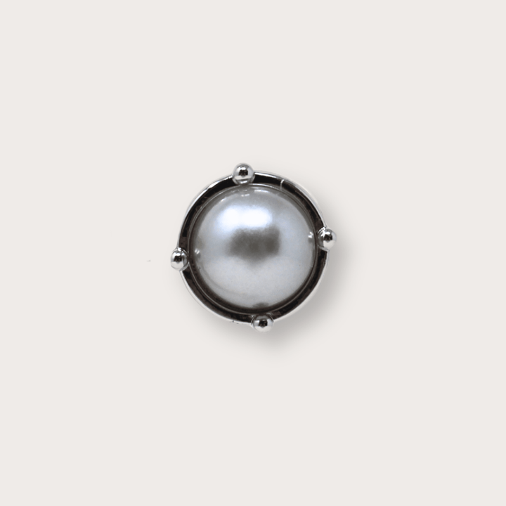 Luna Stud Silver - LAURA CANTU JEWELRY