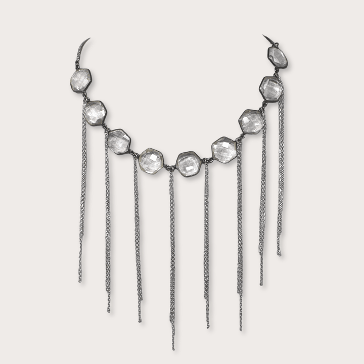 Mara Fringe Necklace - LAURA CANTU JEWELRY