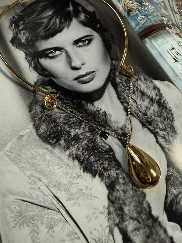 Martha Interchangable Gota XL Necklace - LAURA CANTU JEWELRY