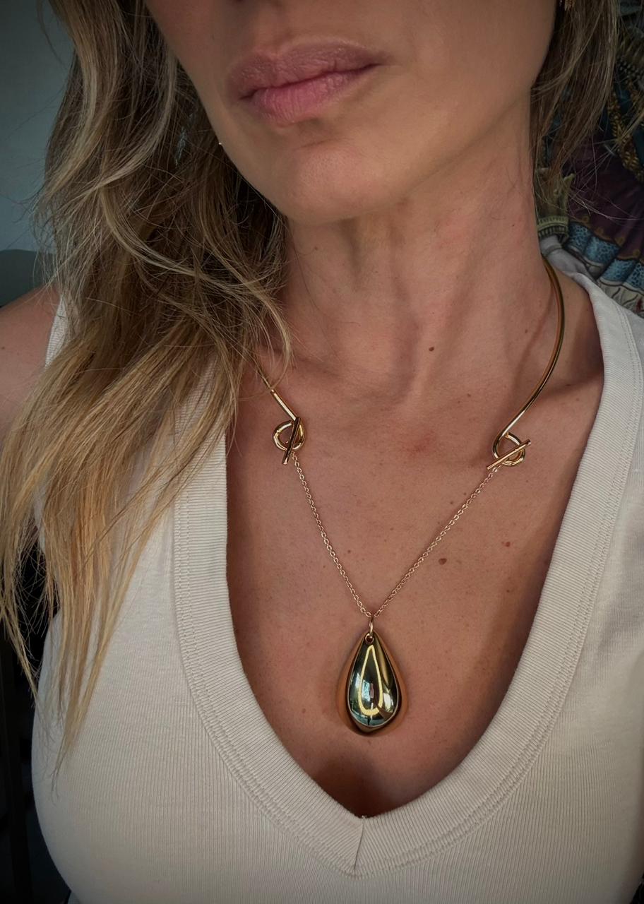 Martha Interchangable Gota XL Necklace - LAURA CANTU JEWELRY