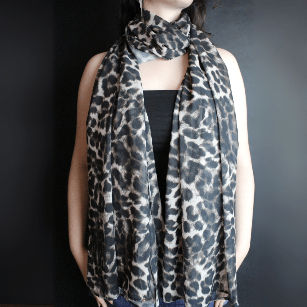 Mascada/Pareo Dark Leopard - LAURA CANTU JEWELRY