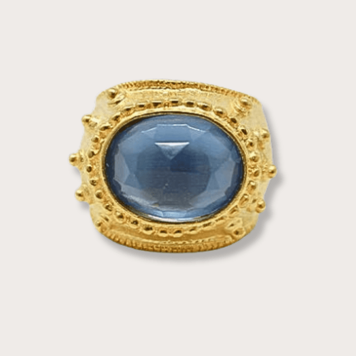 Medusa Ring (Montana Blue) - LAURA CANTU JEWELRY