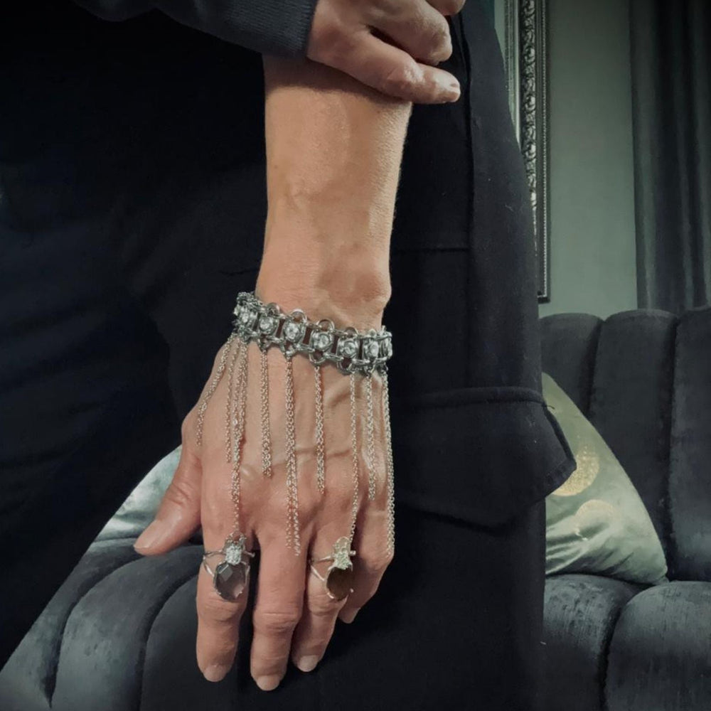 Mina Fringe Bracelet - LAURA CANTU JEWELRY