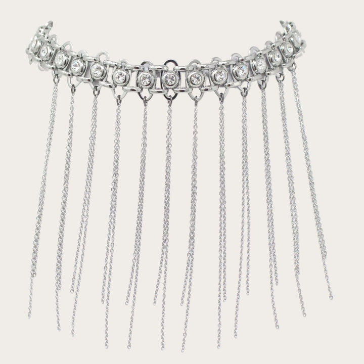 Mina Fringe Necklace - LAURA CANTU JEWELRY