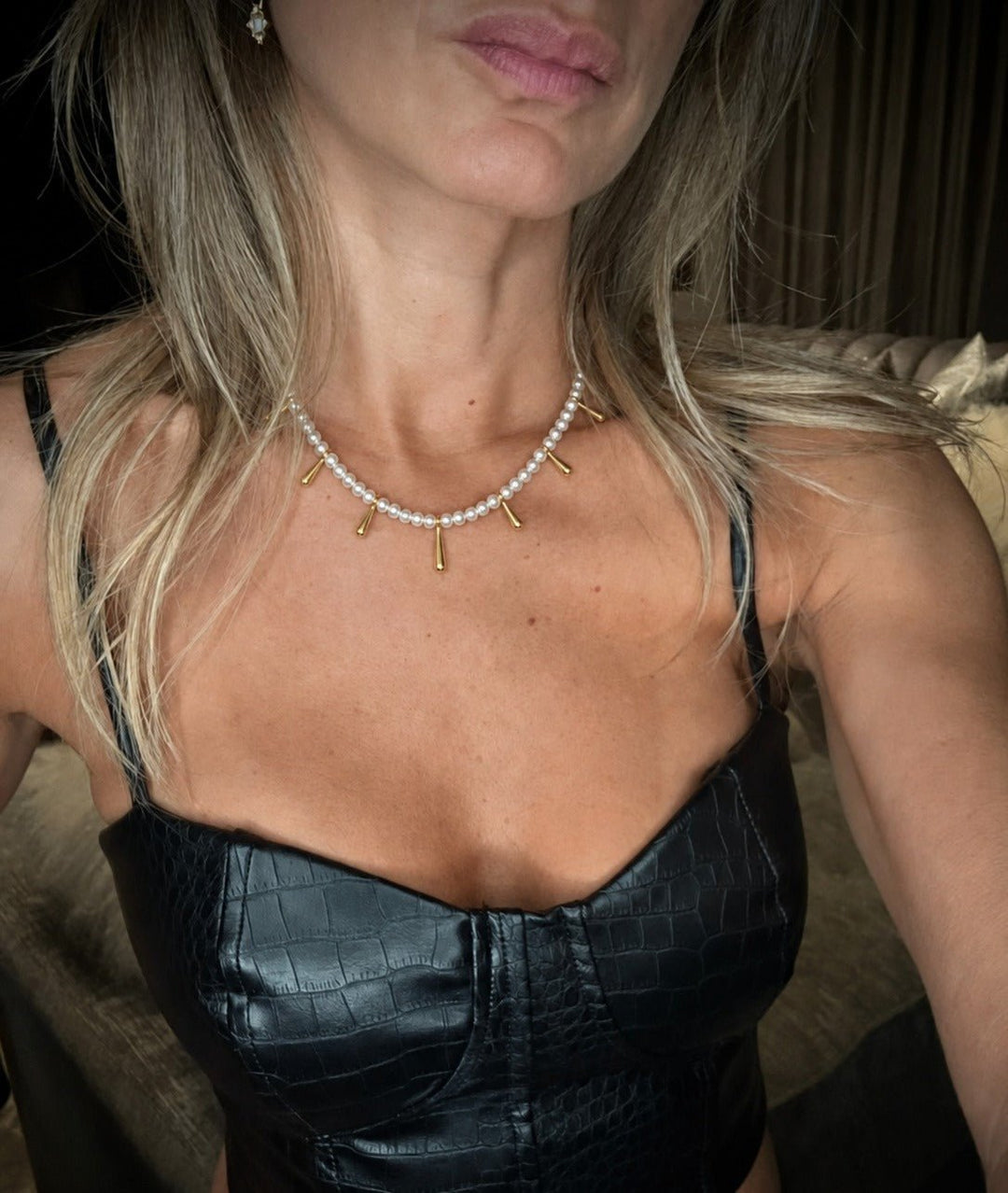 Monina Pearl Necklace - LAURA CANTU JEWELRY