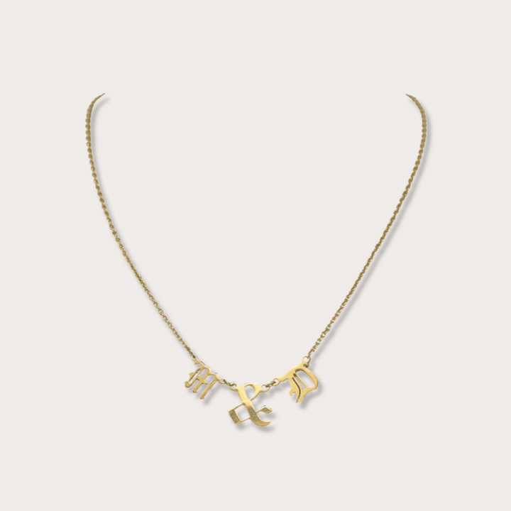 Personalized Gothic Necklace - LAURA CANTU JEWELRY