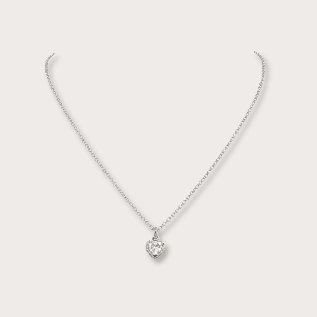 Pia Love Mini Heart Necklace - LAURA CANTU JEWELRY