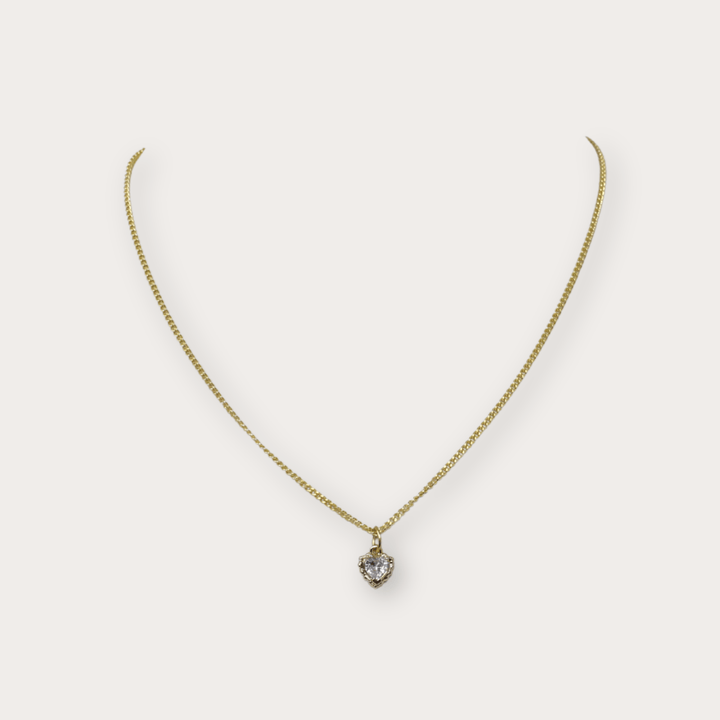 Pia Love Mini Heart Necklace - LAURA CANTU JEWELRY
