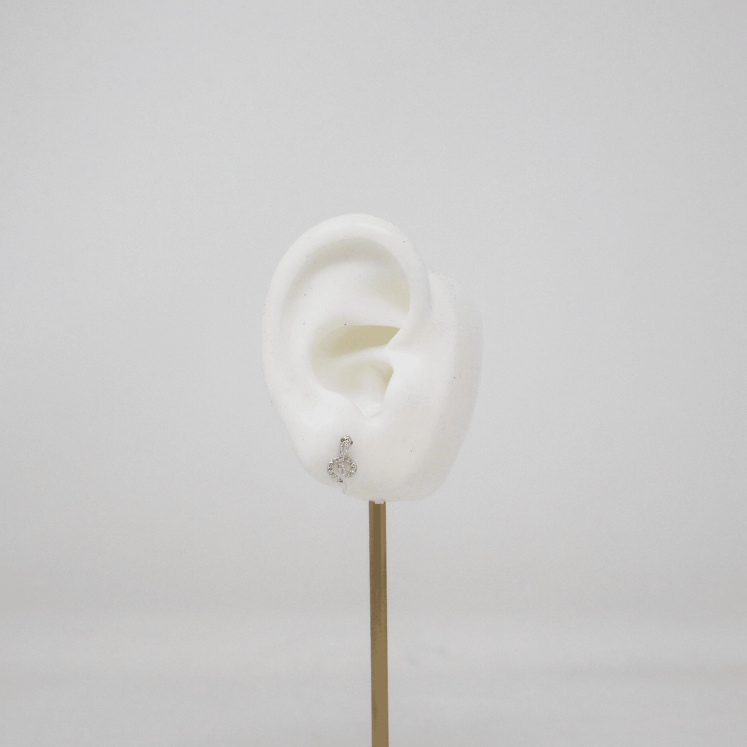 Piercing Crystal Snake - LAURA CANTU JEWELRY