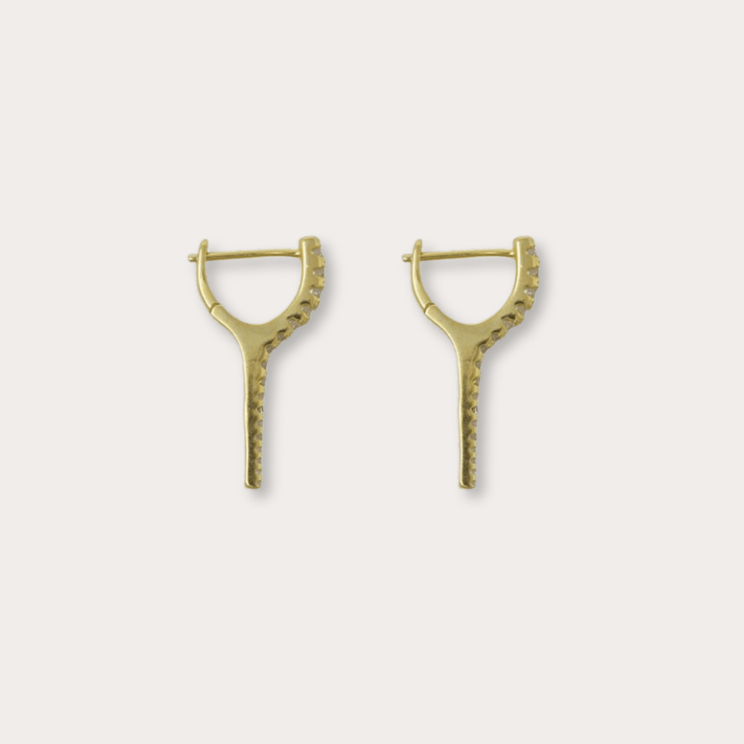 Piper Large Spike Earrings - LAURA CANTU JEWELRY