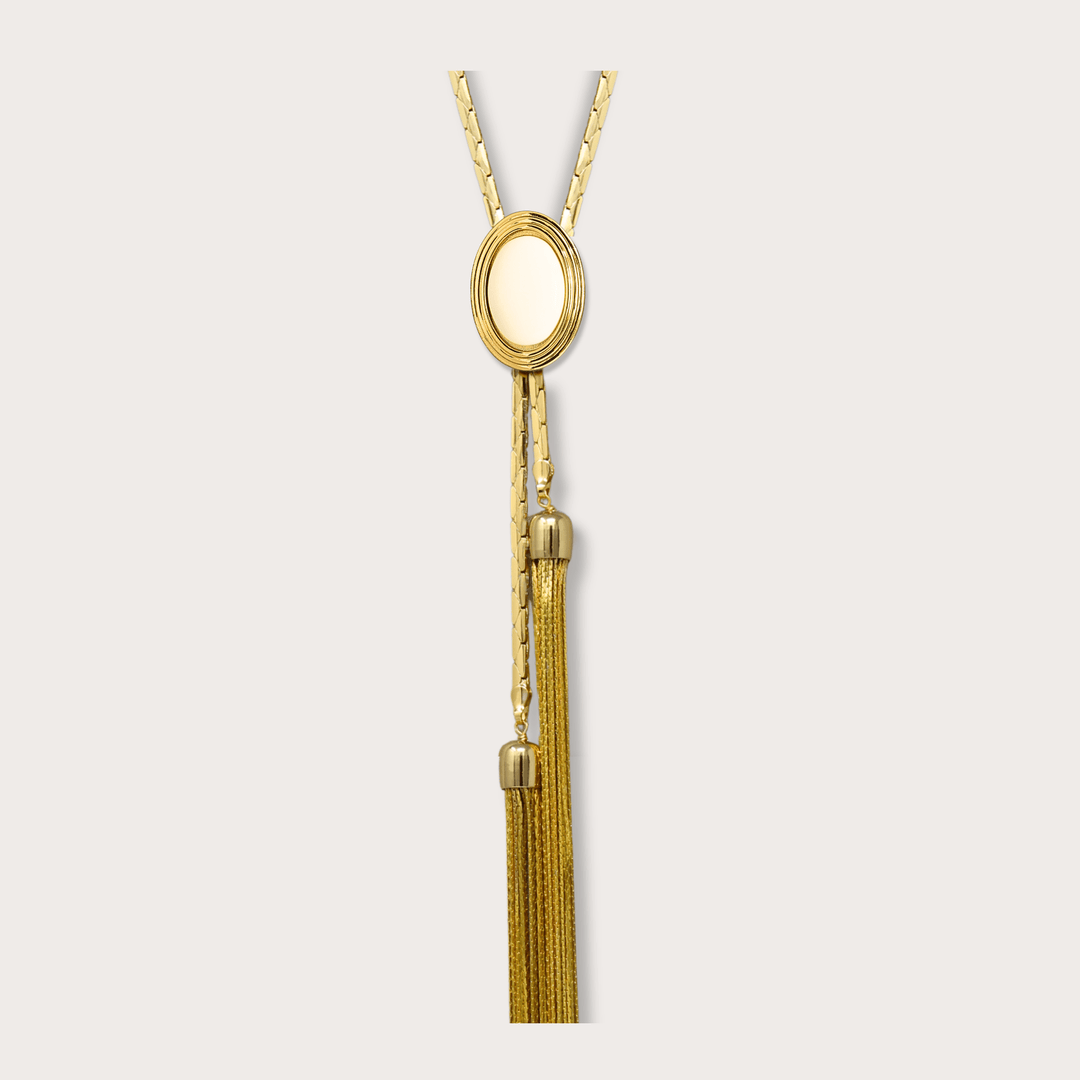 Rafaella Lariat Gold - LAURA CANTU JEWELRY