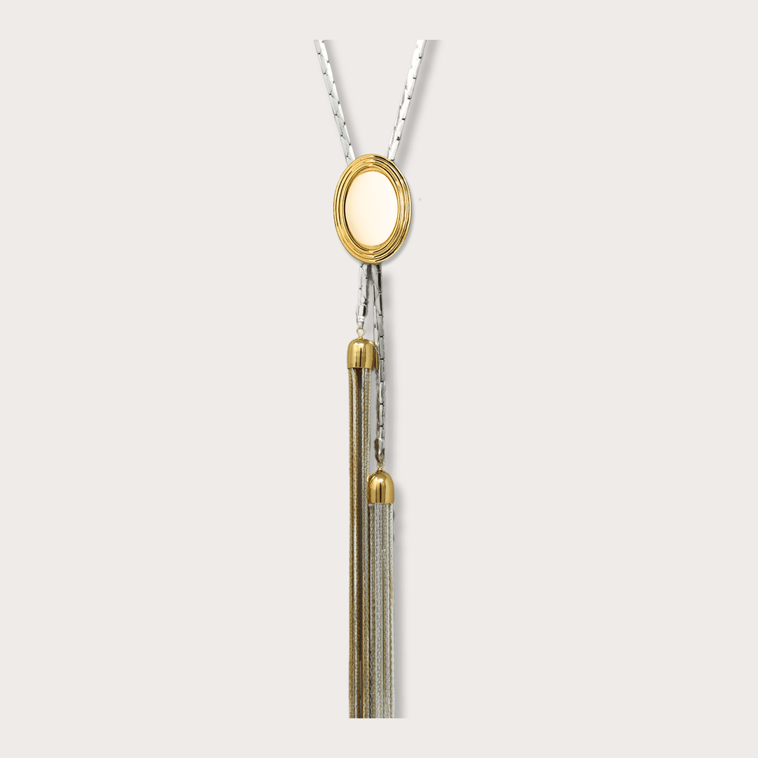 Rafaella Lariat Silver - LAURA CANTU JEWELRY