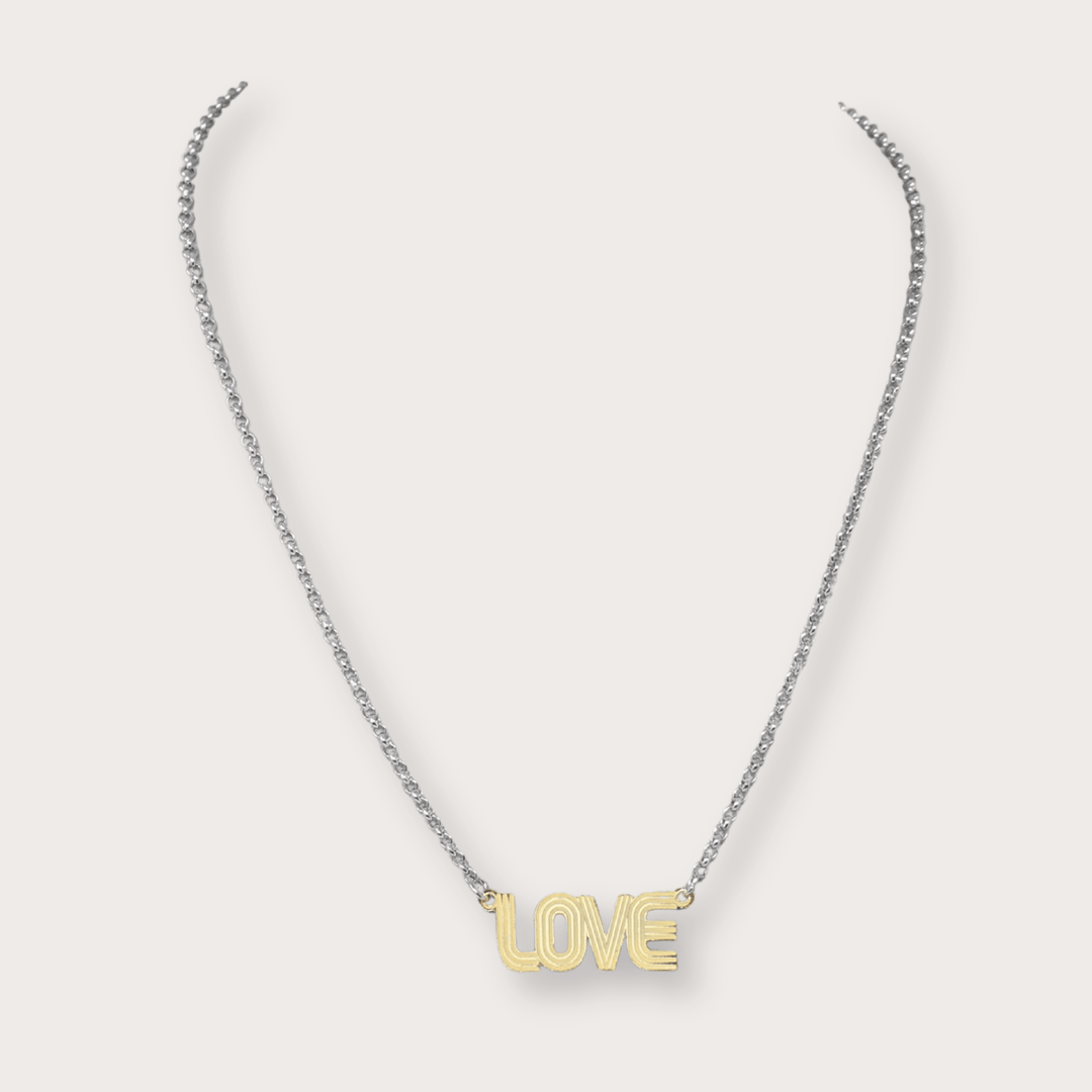 Retro Love II Necklace - LAURA CANTU JEWELRY