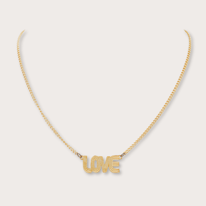 Retro Love Necklace - LAURA CANTU JEWELRY