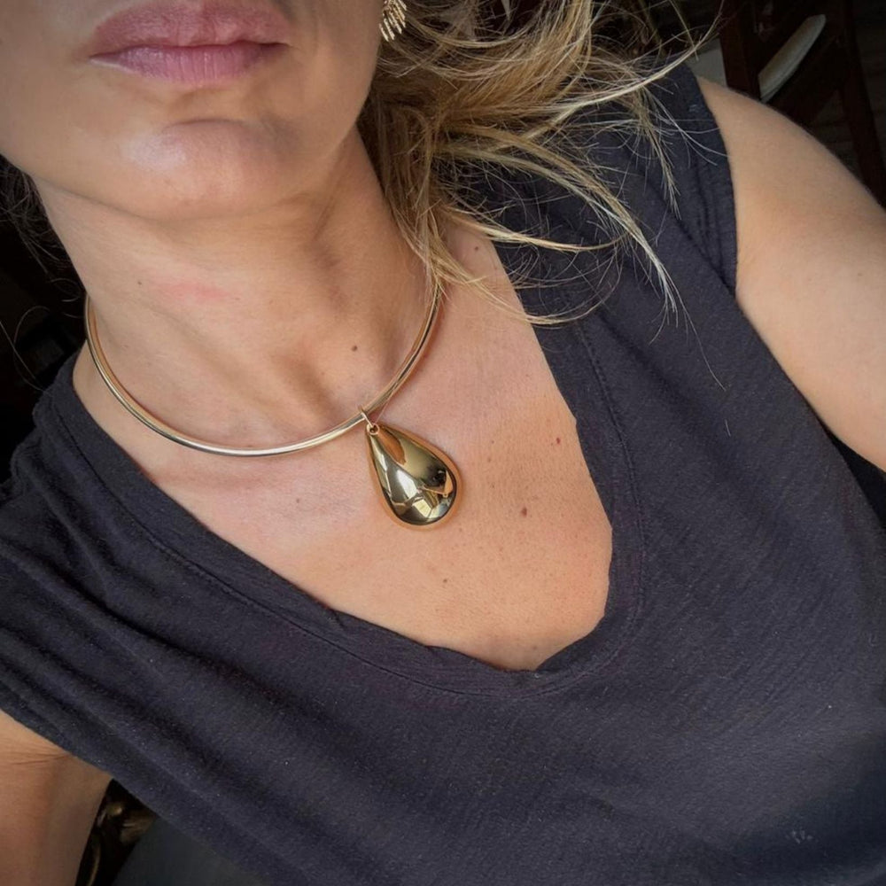 Sia XL Drop Necklace - LAURA CANTU JEWELRY
