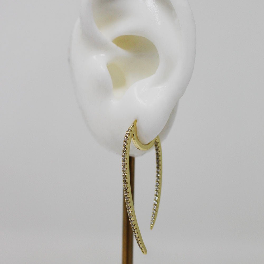 Silver .925 Fang earrings - LAURA CANTU JEWELRY