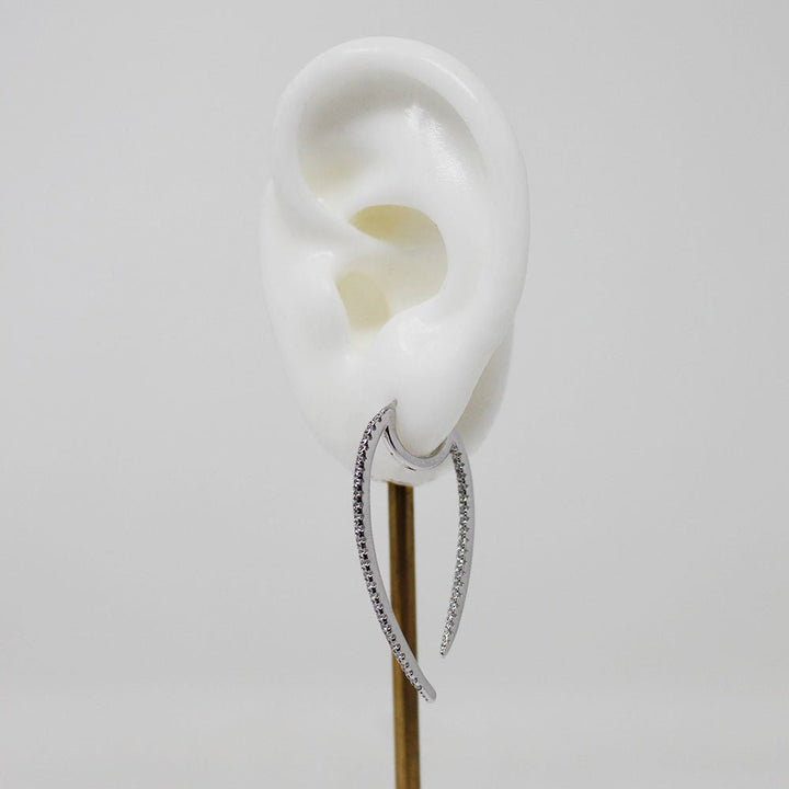 Silver .925 Fang earrings - LAURA CANTU JEWELRY