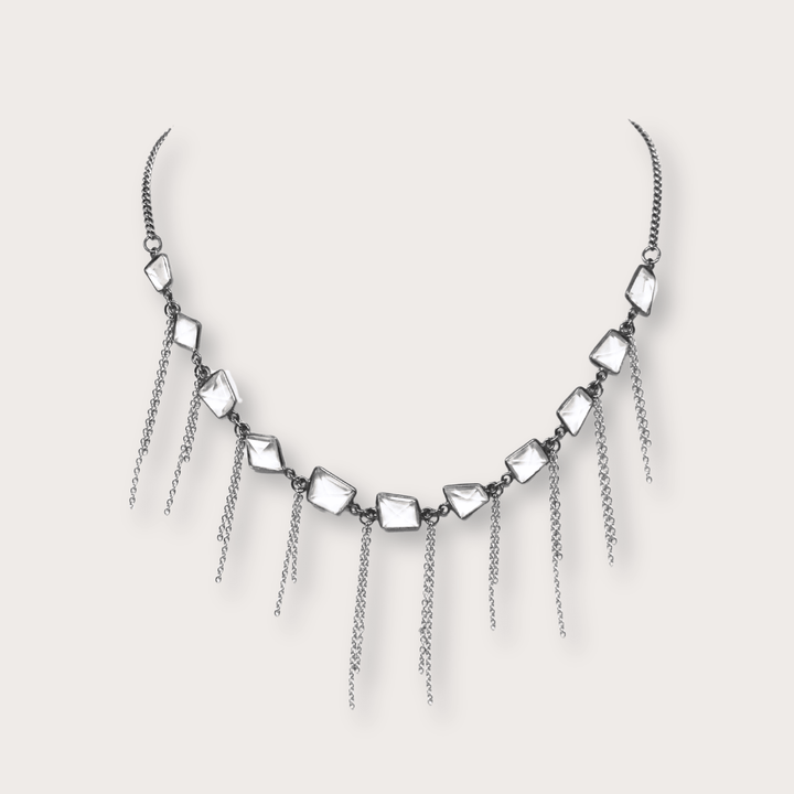 Silvia Fringe Necklace - LAURA CANTU JEWELRY
