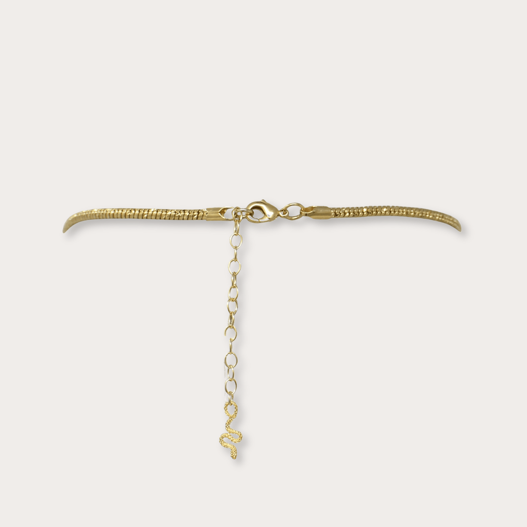 Snake Drop I Necklace - LAURA CANTU JEWELRY