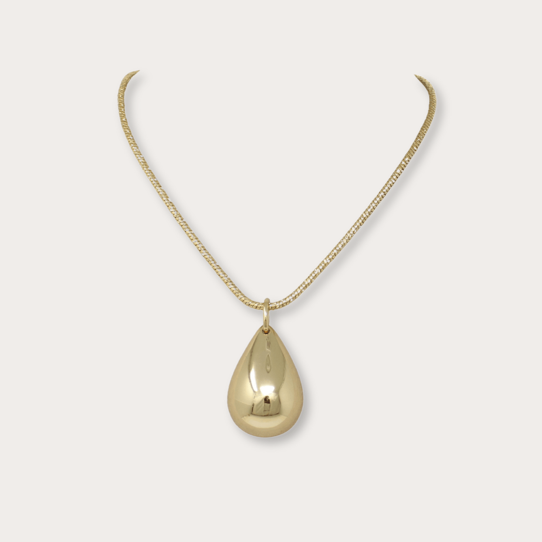 Snake Drop I Necklace - LAURA CANTU JEWELRY