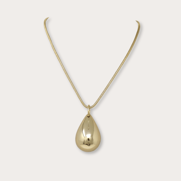Snake Drop II Necklace - LAURA CANTU JEWELRY