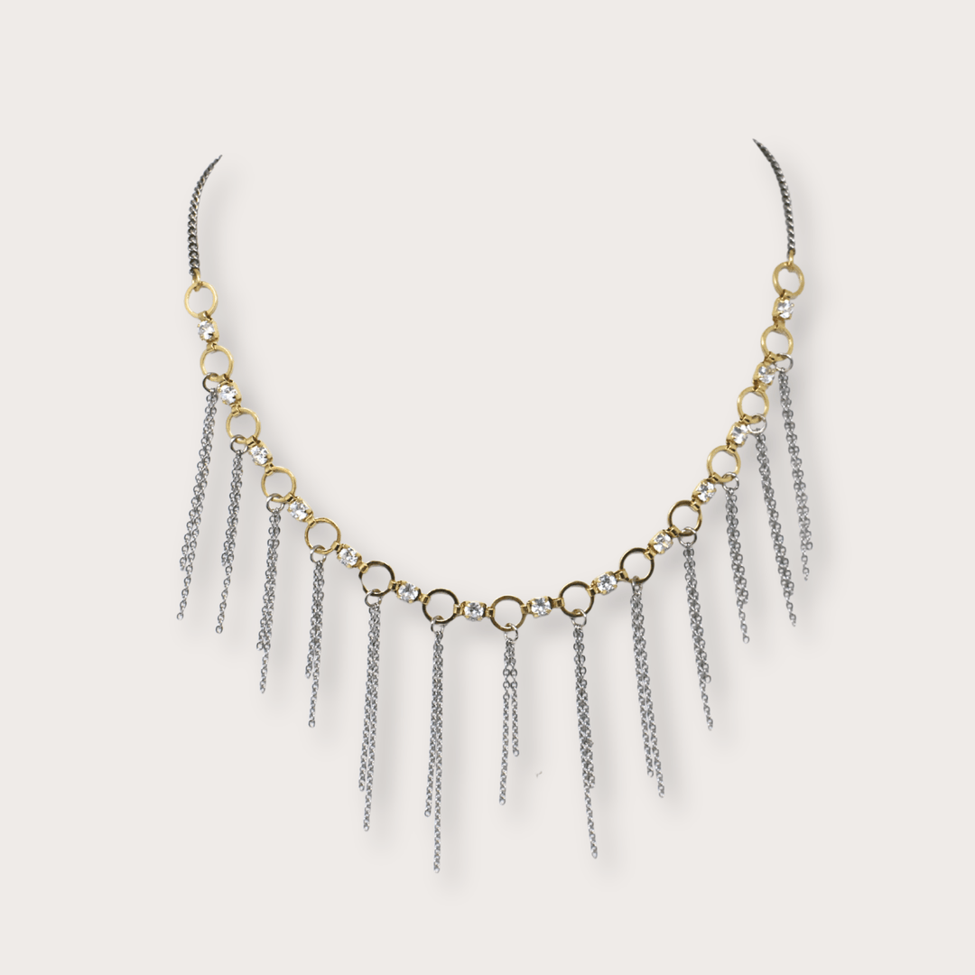 Sofia Fringe Necklace - LAURA CANTU JEWELRY