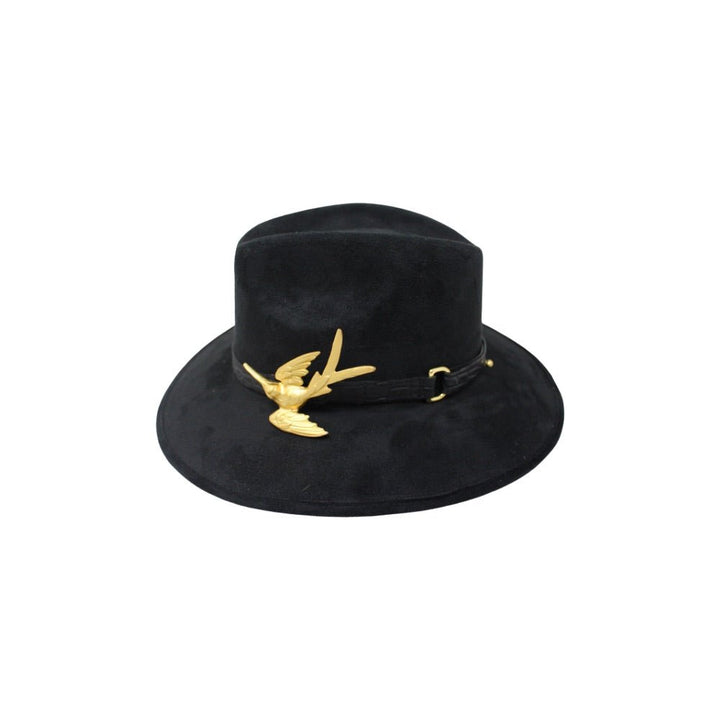 Suede Colibri Hat - LAURA CANTU JEWELRY