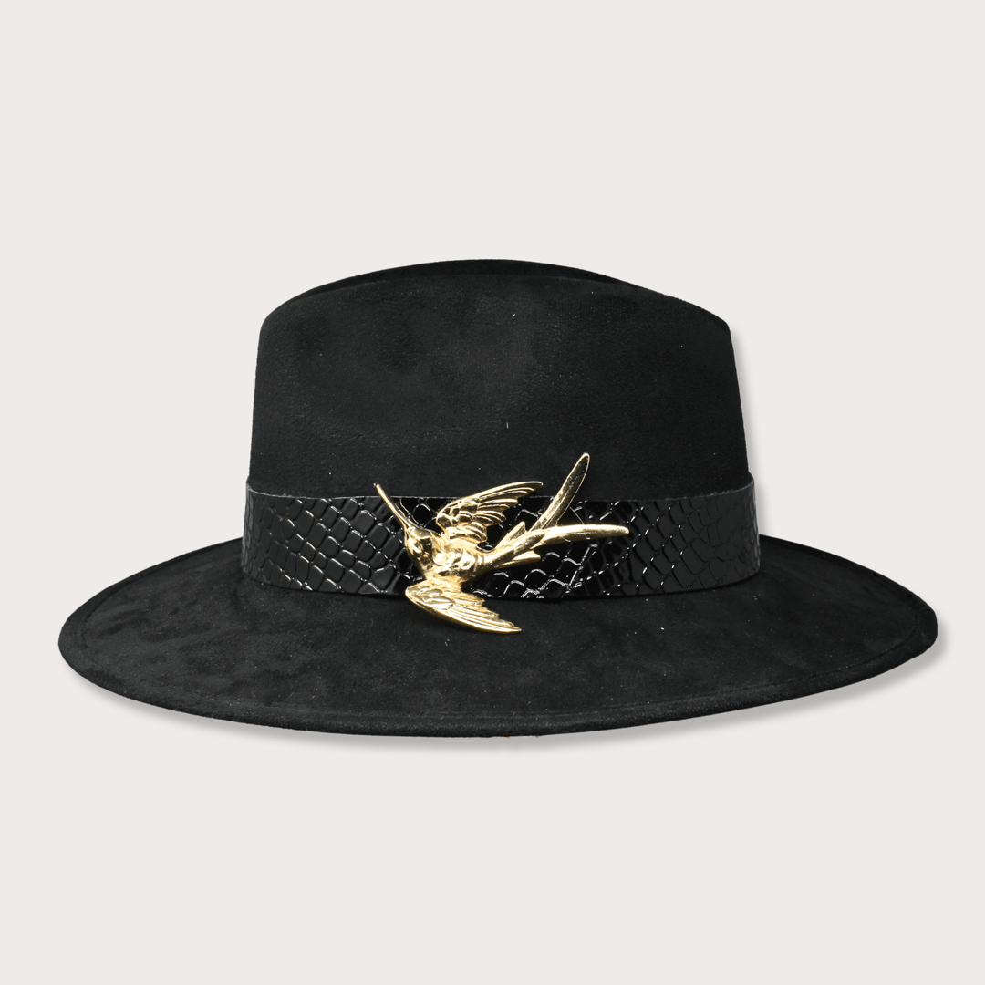 Suede Hat Colibri - LAURA CANTU JEWELRY