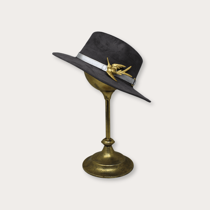 Suede Hat Colibri - LAURA CANTU JEWELRY