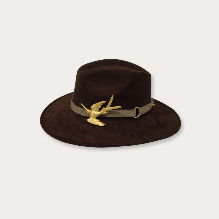Suede Hat Colibri - LAURA CANTU JEWELRY
