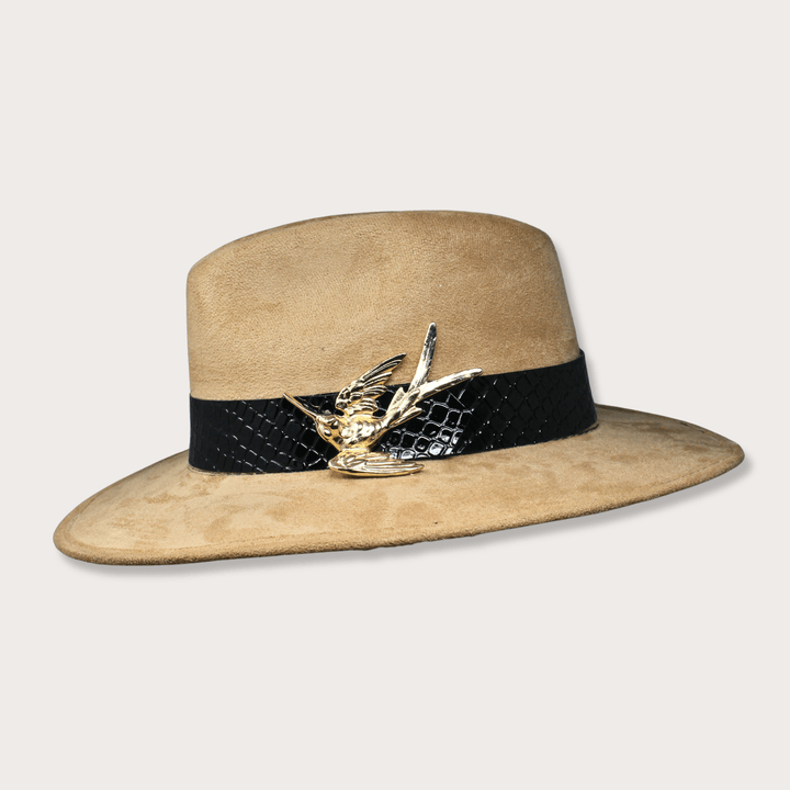 Suede Hat Colibri - LAURA CANTU JEWELRY