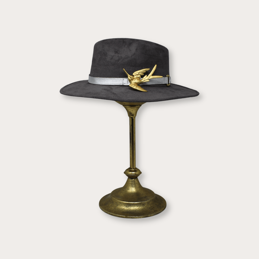 Suede Hat Colibri - LAURA CANTU JEWELRY