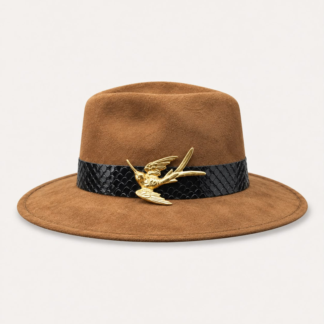 Suede Hat Colibri - LAURA CANTU JEWELRY