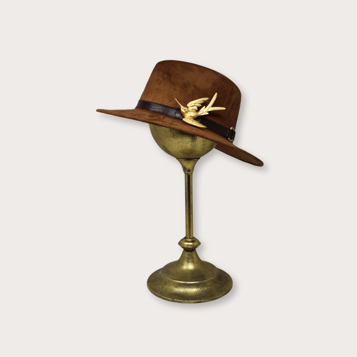 Suede Hat Colibri - LAURA CANTU JEWELRY