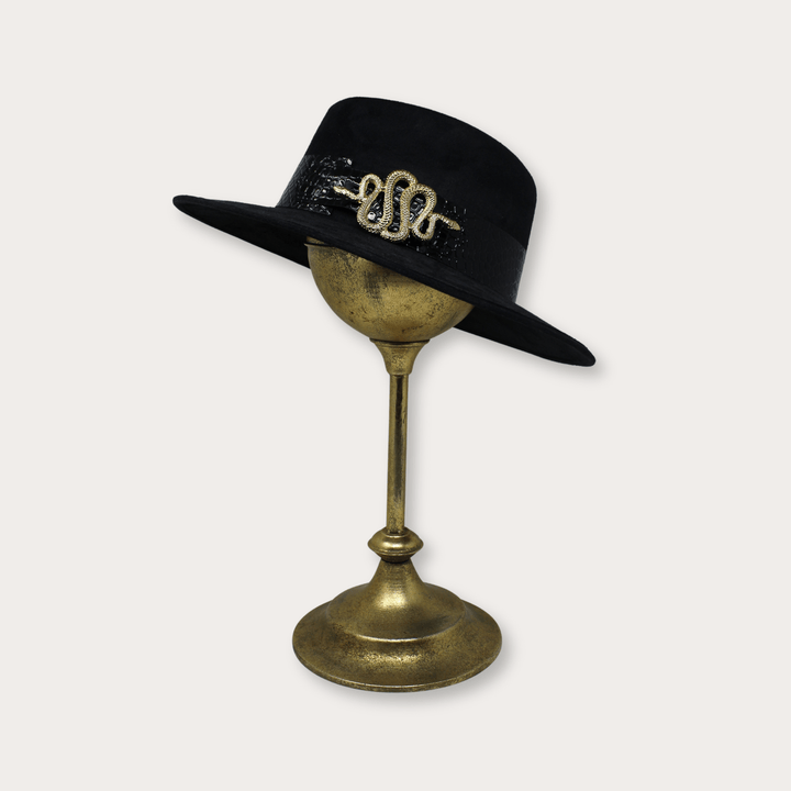 Suede Hat Vibora - LAURA CANTU JEWELRY