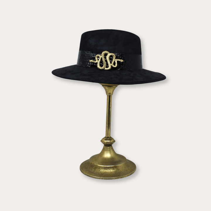 Suede Hat Vibora - LAURA CANTU JEWELRY